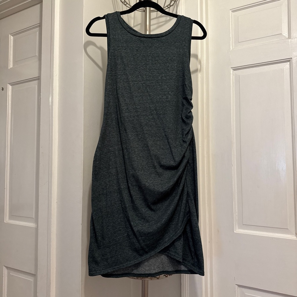 Ruched Gray-Gray Leith Dress from Nordstrom